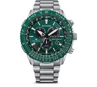 Citizen Herren-Armbanduhr Promaster Sky CB5004-59W – Funkchronograph, Eco-Drive, 20 bar, grün