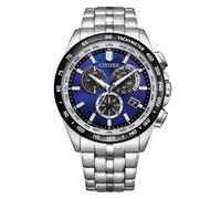 Citizen CB5874-81L Eco-Drive Herrenuhr Funk-Solar Stahl/Blau