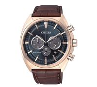 Citizen Herren Chronograph Quarz Uhr mit Leder Armband CA4283-04L