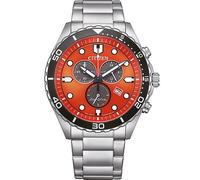 Citizen Herrenuhr AT2560-84X Eco-Drive Chronograph Stahl/Orange