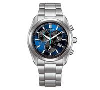 Citizen Eco-Drive Herren-Solaruhr Chronograph Titan/Blau AT2590-59L