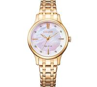 CITIZEN Damen Analog Quarz Uhr mit Edelstahl Armband EM0893-87Y