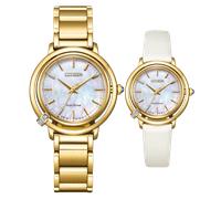 Citizen Eco-Drive Analog ARCLY-Kollektion Damenuhr inklusive Wechselarmband EM1092-64D