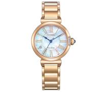 Citizen Damenuhr EM1063-89D Solar Eco-Drive Edelstahl Perlmutt Weiß 29,5 mm