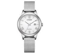 Citizen Damenuhr Edelstahl, Weiß, 31 mm, EW2621-75A