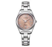 Citizen Uhren EW2601-81Z Eco-Drive Damenuhr Solar Titan/Hellbraun