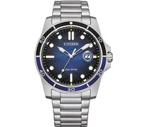 Citizen Herren-Solaruhr AW1810-85L Eco-Drive Stahl Blau
