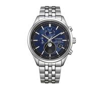 Citizen Eco-Drive BY1030-50L Solar Funk Herrenuhr Mondphase Dunkelblau Saphirglas Ø43mm