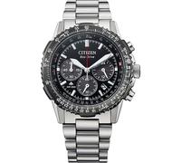 Citizen CA4664-60E Unisex Uhr Eco-Drive Promaster Air Navihawk Solar Chronograph mit Edelstahlband