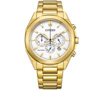 Chronograph CITIZEN "CA4592-85A" Armbanduhren goldfarben Herren Uhren Solar (85470641-0)