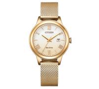 CITIZEN EW2623-70P Eco-Drive Solar Damenuhr mit Edelstahl Meshband