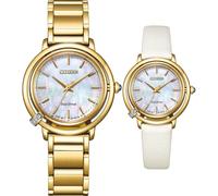 Citizen Eco-Drive Analog ARCLY-Kollektion Damenuhr inklusive Wechselarmband EM1092-64D