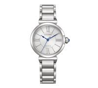 Citizen Eco-Drive EM1070-83A Damenuhr Solar 50m wasserdicht silbergrau Ø29,6mm