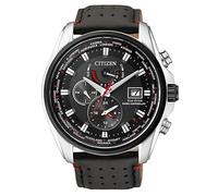 CITIZEN Funksolaruhr Eco-Drive Elegant AT9036-08E schwarz, silber