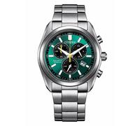 Citizen Eco-Drive Herren-Chronograph Solaruhr Titan/Grün AT2590-59X