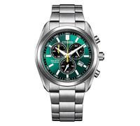 Citizen Eco-Drive Herren-Chronograph Solaruhr Titan/Grün AT2590-59X