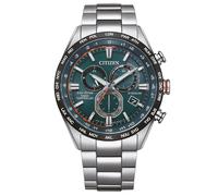 Citizen Eco-Drive Herren-Funkarmbanduhr Solar Titan/Grün CB5946-82X