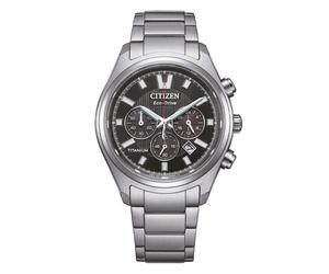 Citizen Eco-Drive Herrenuhr Chronograph Solar Titan/Schwarz CA4750-51E