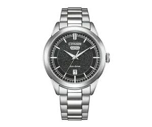 Citizen Eco-Drive Herrenuhr Day Date schwarz (AW0151-85EC)