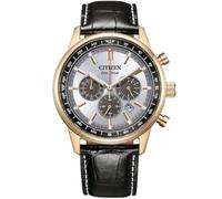 Citizen Eco-Drive Herrenuhr Edelstahl, Silberfarben, 42 mm, CA4723-03A | Analog Chronograph, Kristallglas, 10 bar Wasserdicht, 270 Tage Gangreserve, Stoppuhr: Max. 60 Min, Datum