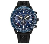Citizen Eco-Drive Promaster Air Herren-Armbanduhr Edelstahl, Schwarzes Armband, blaues Zifferblatt