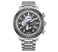 CITIZEN Herrenuhr Eco-Drive Solar Funk Chronograph mit Edelstahl Gliederband BY3006-53H