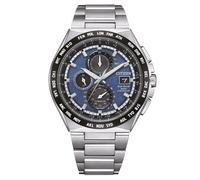 Citizen Eco-Drive Solar Herren-Funkuhr Titan Blau AT8238-84L