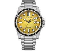 Citizen Eco-Drive Solaruhr für Herren Stahl/Gelb AW1816-89X