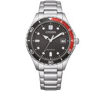 Citizen Eco-Drive Solaruhr in Unisexgröße Stahl/Schwarz AW1820-81E