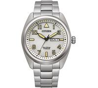 Citizen Eco Drive Super Titanium Duratect Tic Herren Armbanduhr aus Titan in der Farbe Silber 42mm, Wasserdichtigkeit: 10 Bar, BM8560-88EE
