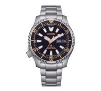 CITIZEN Herrenuhr Automatik Promaster Marine Silberfarben/Schwarz mit Wechselband NY0160-66EE