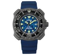 Citizen Herren Analog Eco-Drive Armbanduhr mit Gummiband Promaster Marine