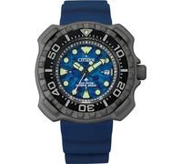 Citizen Herren Eco-Drive Solar Armband-Uhr aus Titan mit Kautschuk Band - Promaster Marine Diver - BN0227-09L