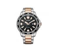 Citizen Herren Analog Eco-Drive Uhr mit Edelstahl Armband