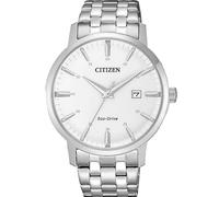 Citizen Herren Analog Eco-Drive Uhr mit Edelstahl Armband BM7460-88H One Size Silber