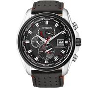 CITIZEN Funksolaruhr Eco-Drive Elegant AT9036-08E schwarz, silber