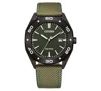 CITIZEN Herren Analog Eco-Drive Uhr mit Nylon Armband BM7635-01X