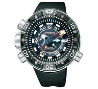 Citizen Herren Analog Eco-Drive Uhr mit Silikon Armband Promaster Marine
