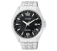 Citizen Herren Eco-Drive Solar Armband-Uhr aus Edelstahl mit Edelstahl Band - Sports - BM7555-83E