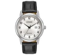 Citizen Herren Analog Quarz Uhr mit Leder Armband AW1231-07A