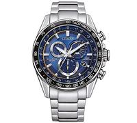 Citizen Herren Analog Solar Uhr mit Edelstahl Armband CB5914-89L, Blau