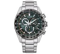 Citizen Herren Eco-Drive Solar Armband-Uhr aus Edelstahl mit Edelstahl Band - Radio Controlled - CB5914-89X