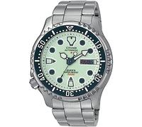 Citizen Herren-Armbanduhr, Analog, Automatik, mit Edelstahl-Armband, NY0040-50W, gelb
