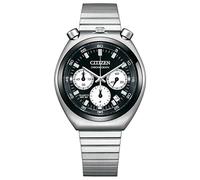 Citizen Herren-Armbanduhr Chronograph Quarz mit schwarzem Zifferblatt AN3660-81E Modern