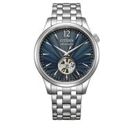 Citizen Herren Armbanduhr NH9131-73L Automatik Edelstahl Open Heart