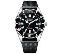 Citizen Herren Automatik Armbanduhr aus Titan mit Kautschuk Band - Promaster Marine - NB6021-17E