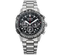 Citizen CA4664-60E Unisex Uhr Eco-Drive Promaster Air Navihawk Solar Chronograph mit Edelstahlband