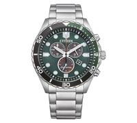 Citizen Herren Chronograph Eco-Drive Armbanduhr Sporty Aqua