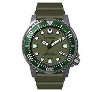 CITIZEN Herren Eco-Drive Solar Armband-Uhr aus Edelstahl mit Kautschuk Band - Promaster Metropolitan Adventurer Dive - BN0157-11X