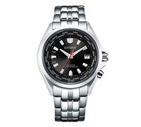 Citizen Herren Edelstahl Weltzeit Solar Funkuhr Eco-Drive Saphirglas - CB0220-85E